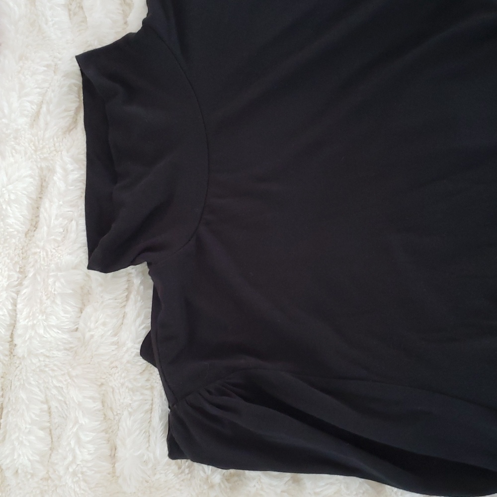 J. Crew Black Crewneck Form Knit - Picture 2 of 6